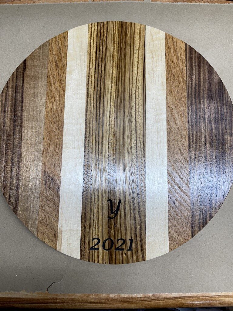 17" Engraved Lazy Susan